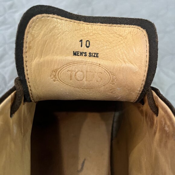 Tod's Suede Lace-Up Chukka Boots – Size US 11 - Picture 5 of 6